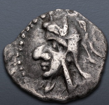 Phriapatios to Mithradates I,   185-132 BCE  (Parthia - Nisa mint - AR Obol)